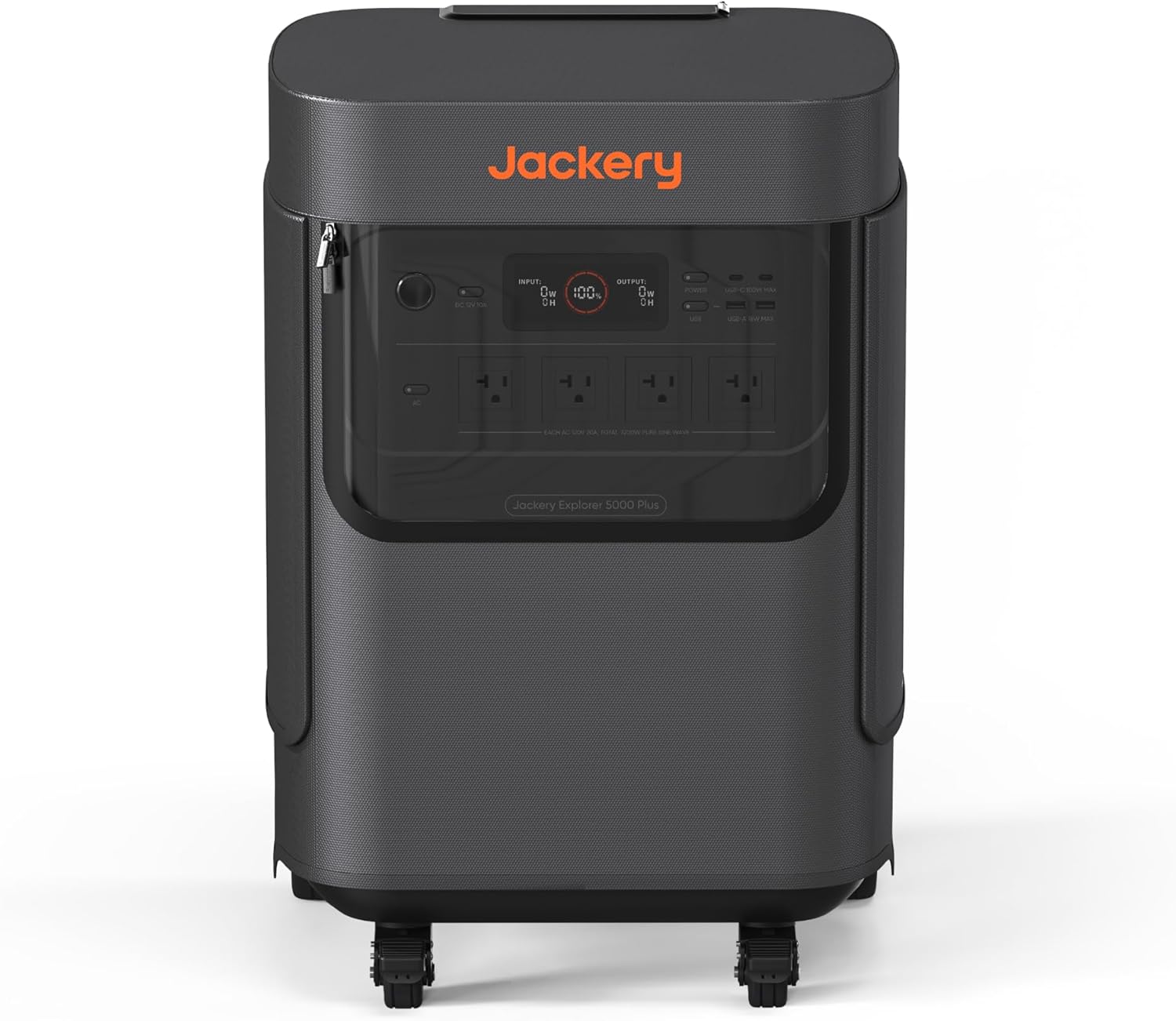 Jackery Solar Generator 5000 Plus Protective Bag, Water Resistant and Dust Proof, Dual Side Openings