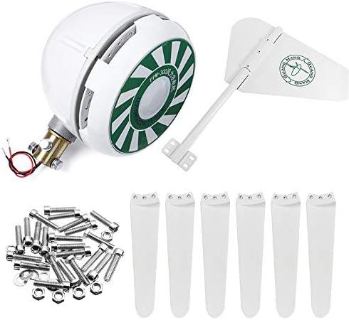 6 Blades 300W Wind Turbines Generator & Wind Solar Hybrids Wind Generator Kit Household 12/24V Wind Turbines Generator Kit,24v
