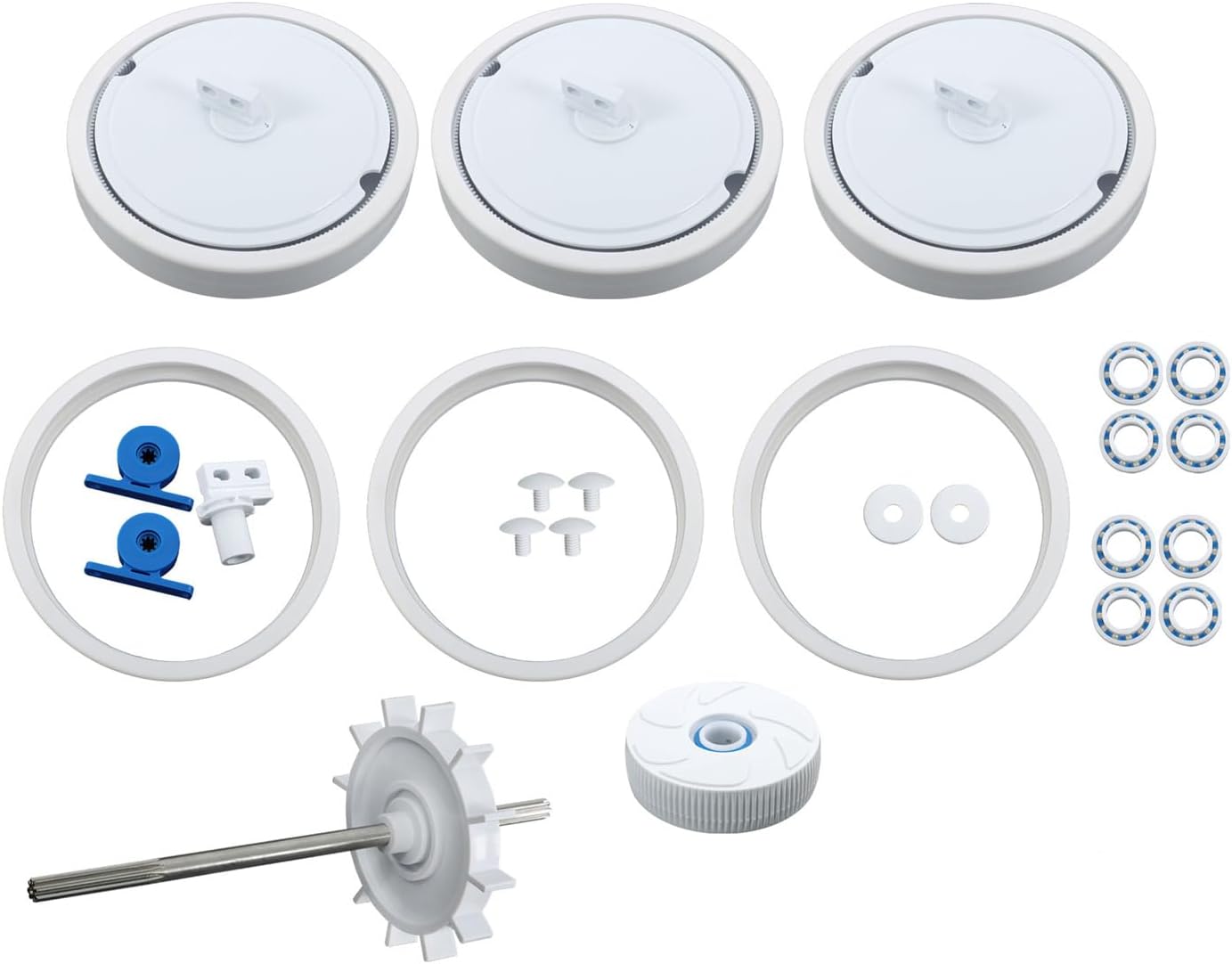 280 Automatic Pool Cleaner Repair Kit Equipped with Complete Parts for Indoor Outdoor Swimming Pool