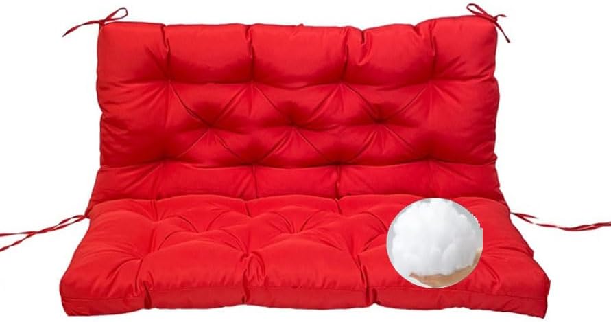 Porch Swing Cushions,Outdoor Cushions for Patio Furniture,2-3 Seater 4