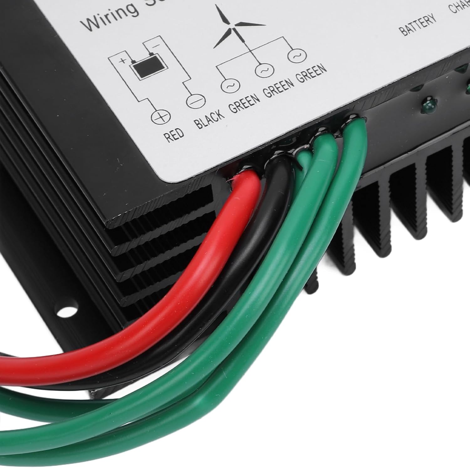 MPPT Wind Turbine Charge Controller, 48V IP67 Automatic Controller with Protecting Function for 2000W Wind Turbine Generator