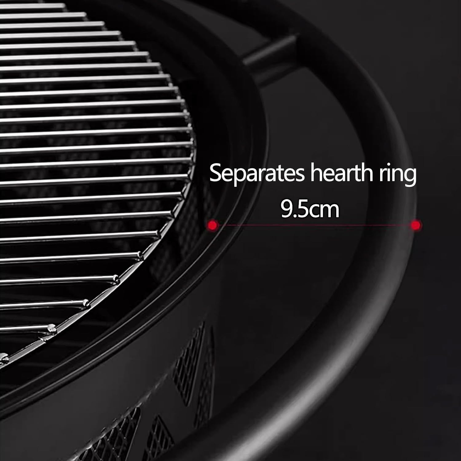 Outdoor Portable Wood Burning Stove, Multifunctional Outdoor Fire Pit, with Mesh Cover Grill Net and Rim Large Capacity for Tent Camping Cookout