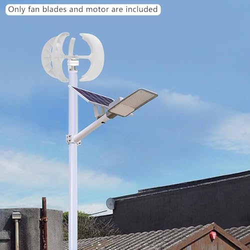 High-Efficiency 5-Blade Wind Turbine Generator, Vertical Axis 400W-1200W, 12V/24V Lantern Controller, Eco-Friendly Renewable Energy Solution