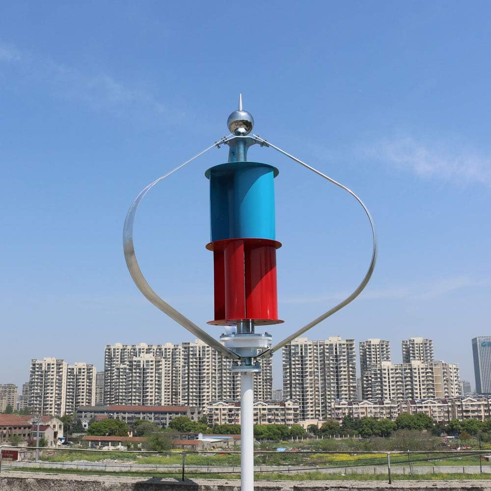 300w Vertical Axis Wind Turbine 1.3m Start Up 24v with Maglev Generator 200W 100W Packing with Controller (12V, 100W)