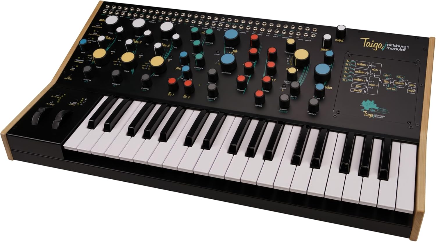 Pittsburgh Modular Taiga Keyboard Semi-modular Analog Synthesizer