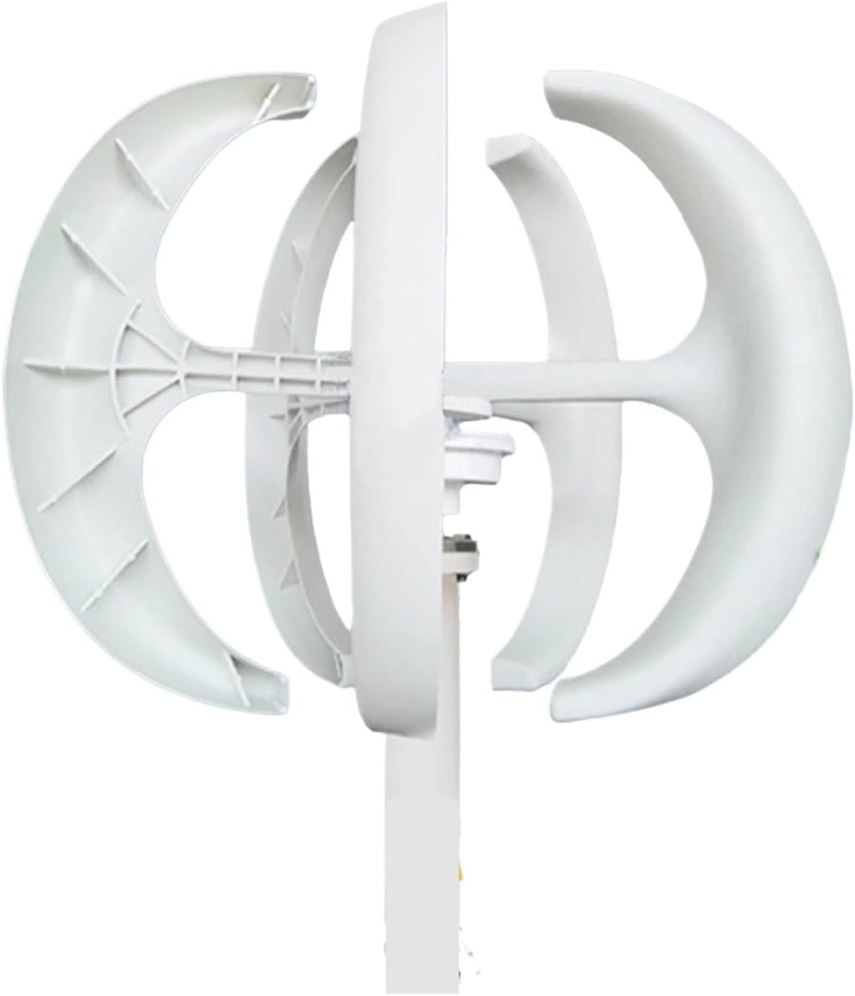 Windmill Generator, 5000W Home Low Noise Wind Power Turbine Electric Generator 5KW 12V 24V Vertical Windmill Low Wind Speed Starting Wind Turbines (Color : White, Size : 24V), 1005006150593534