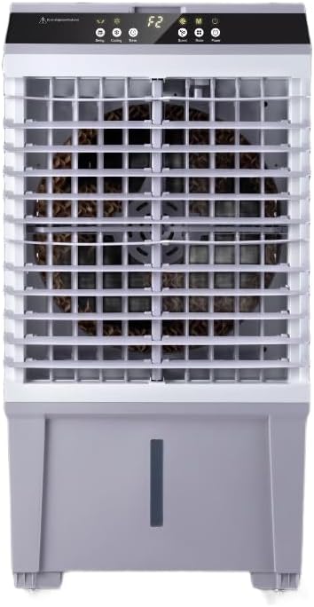 YEW Swamp Cooler Air Conditioner,1500 CFM Portable Evaporative Air Cooler,Cooling Fan for Room Garage Patio,4 Gal Water Tank,3 Speeds,6 Ice Boxes,12H Timer,Remote,25inch
