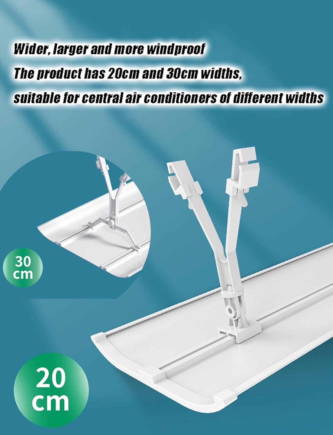 Air Conditioner Air Deflector Air Conditioner Vent Deflector, Adjustable Airflow Direction, Purifying Filter Cotton