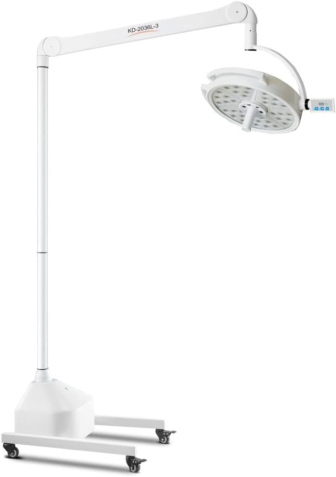 108W LED Shadowless Exam Light Lamp Floor Stand Lamp KD-2036L-3