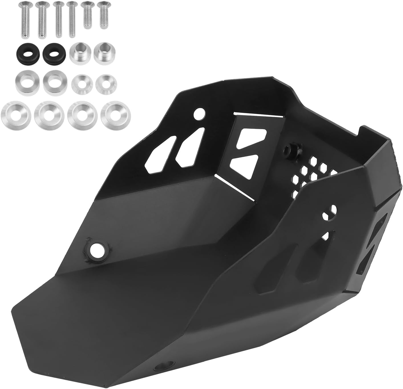 CHIFUN Motorcycle Engine Skid Plate Accessories Replacement for CFMOTO CF 450MT CF450MT MT450 MT 450 2024 2025 2026 Motorcycle Lower Engine Guard Chassis Belly Pan(Black)