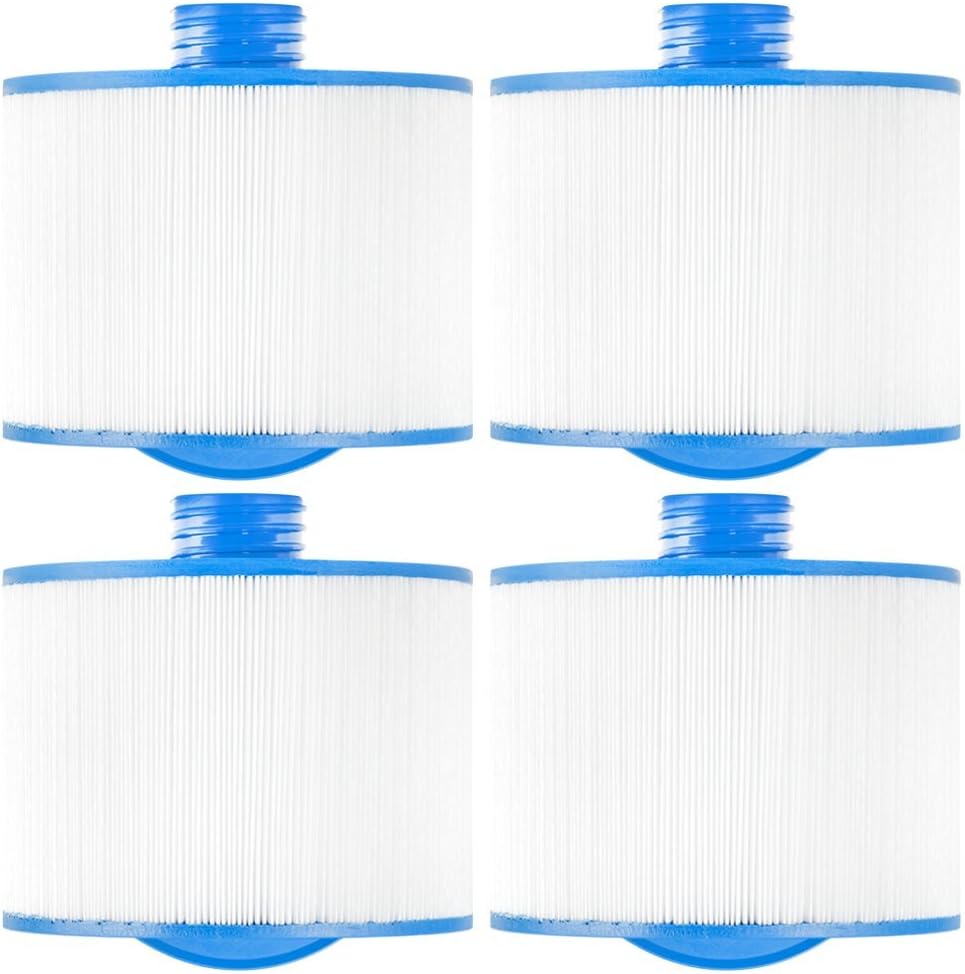 Clear Choice Pool Spa Filter 8.00 Dia x 6.00 in Cartridge Replacement for Bullfrog 50 Bullfrog 352003-2012 Aladdin 15052, [4-Pack]