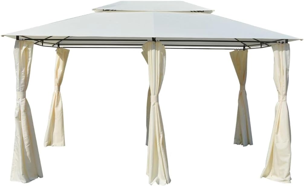 Garden Marquee with Curtains 157.5