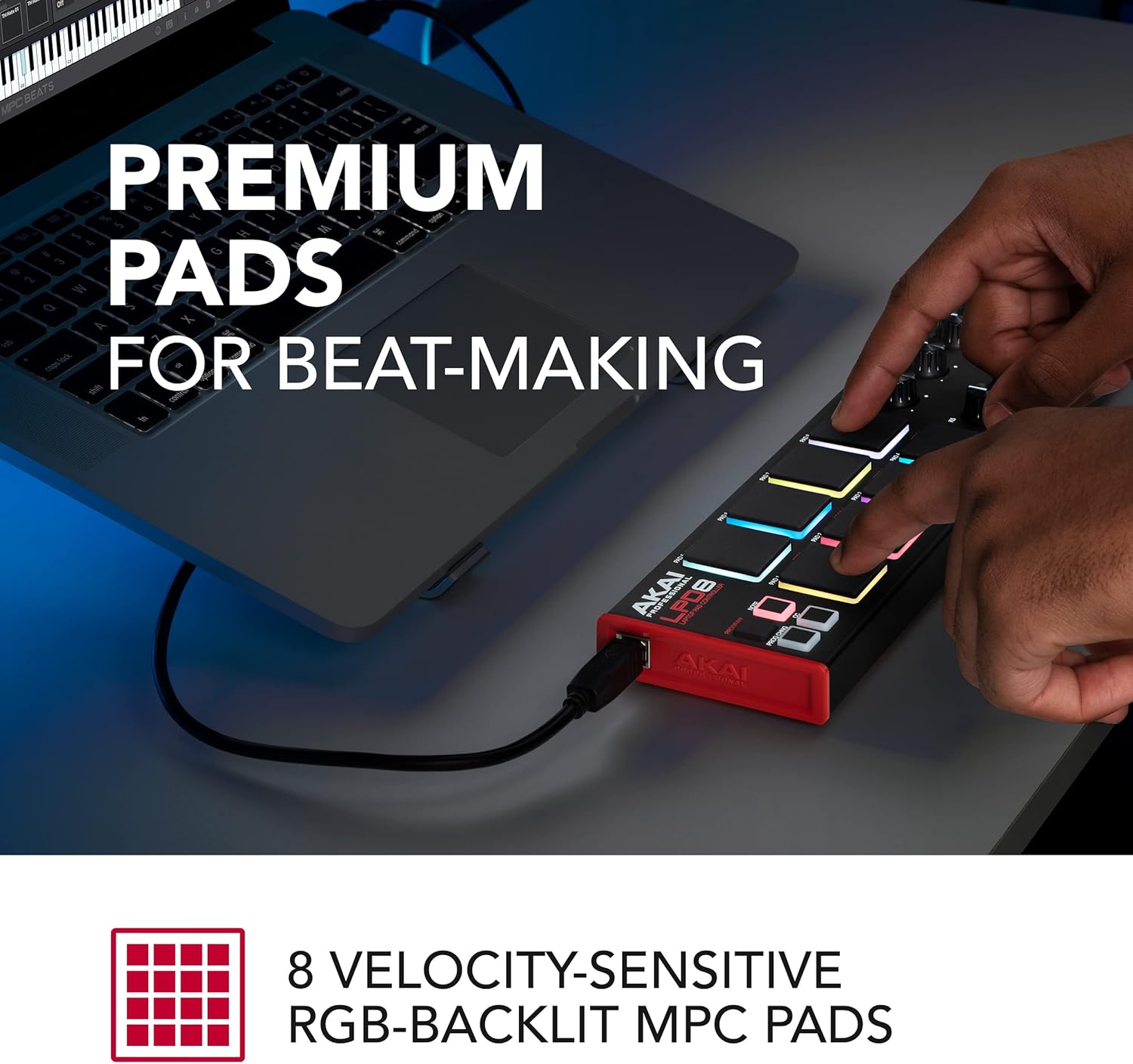 AKAI Professional APC Mini MK2 + LPD8 MIDI Controllers Bundle