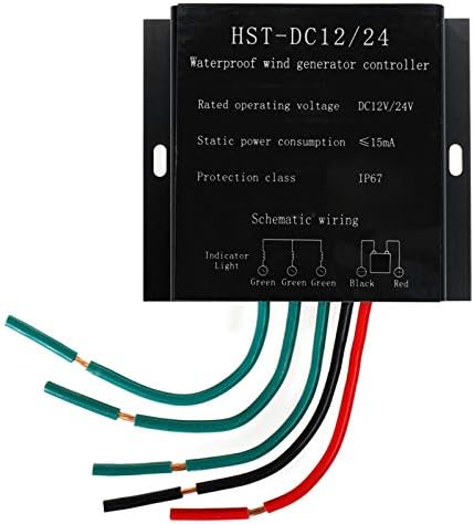 12V 24V AUTO 48V Auto Regulate MPPT Wind Solar Hybrid Charge Controller, 14000W IP67 Waterproof Wind Turbine Charge Controller Battery Charging Regulator,48V