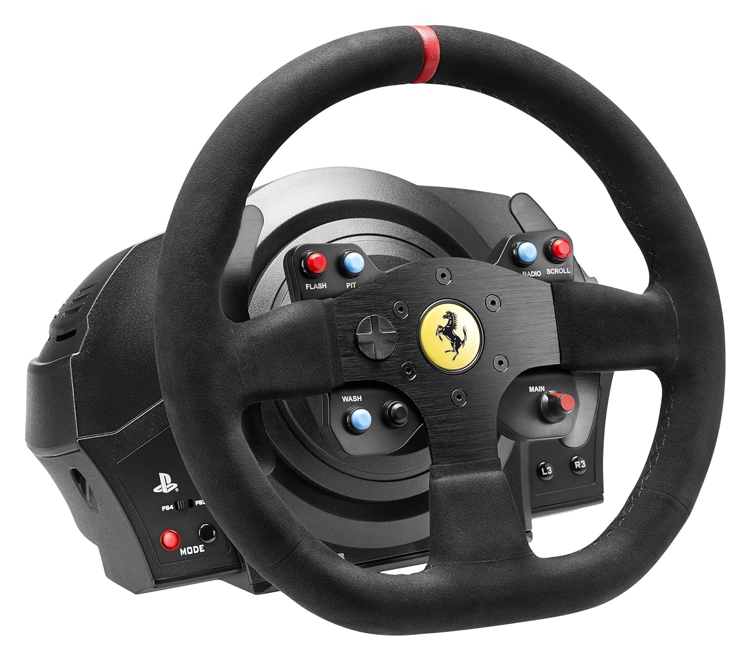 Thrustmaster T300 Force Feedback Ferrari Integral RW Alcantara Edition Racing Wheel (compatible w/ PS5, PS5 Pro, PS4 & PC)