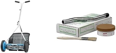 American Lawn Mower 16-Inch 5-Blade Reel Mower with Grass Catcher & Compound Sharpening Kit Bundle