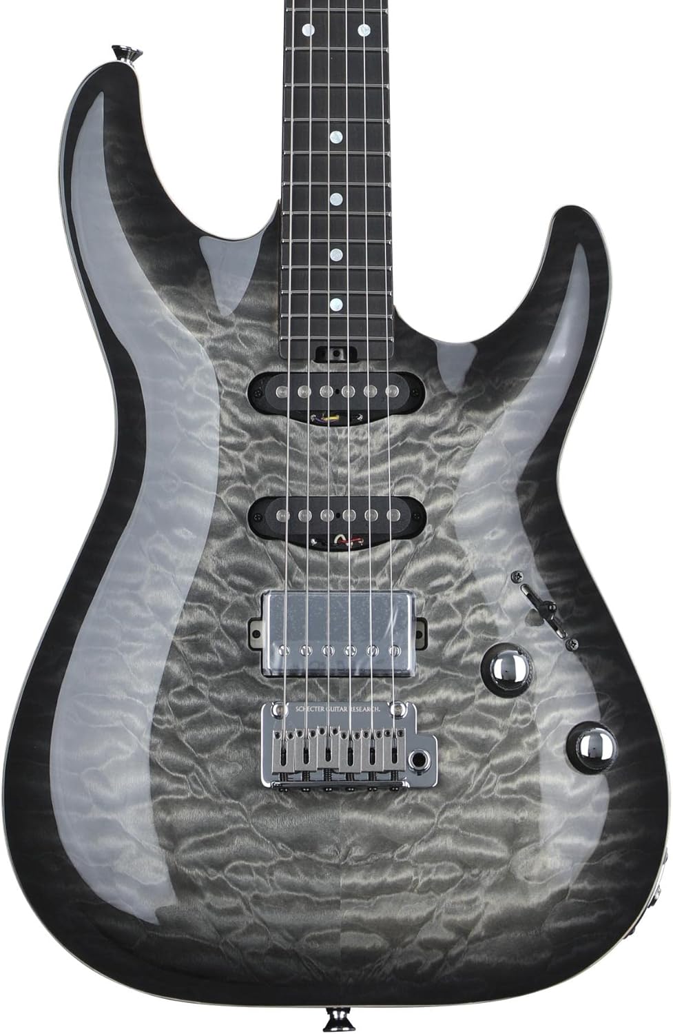 Schecter California Classic Solidbody Electric Guitar - Charcoal Burst