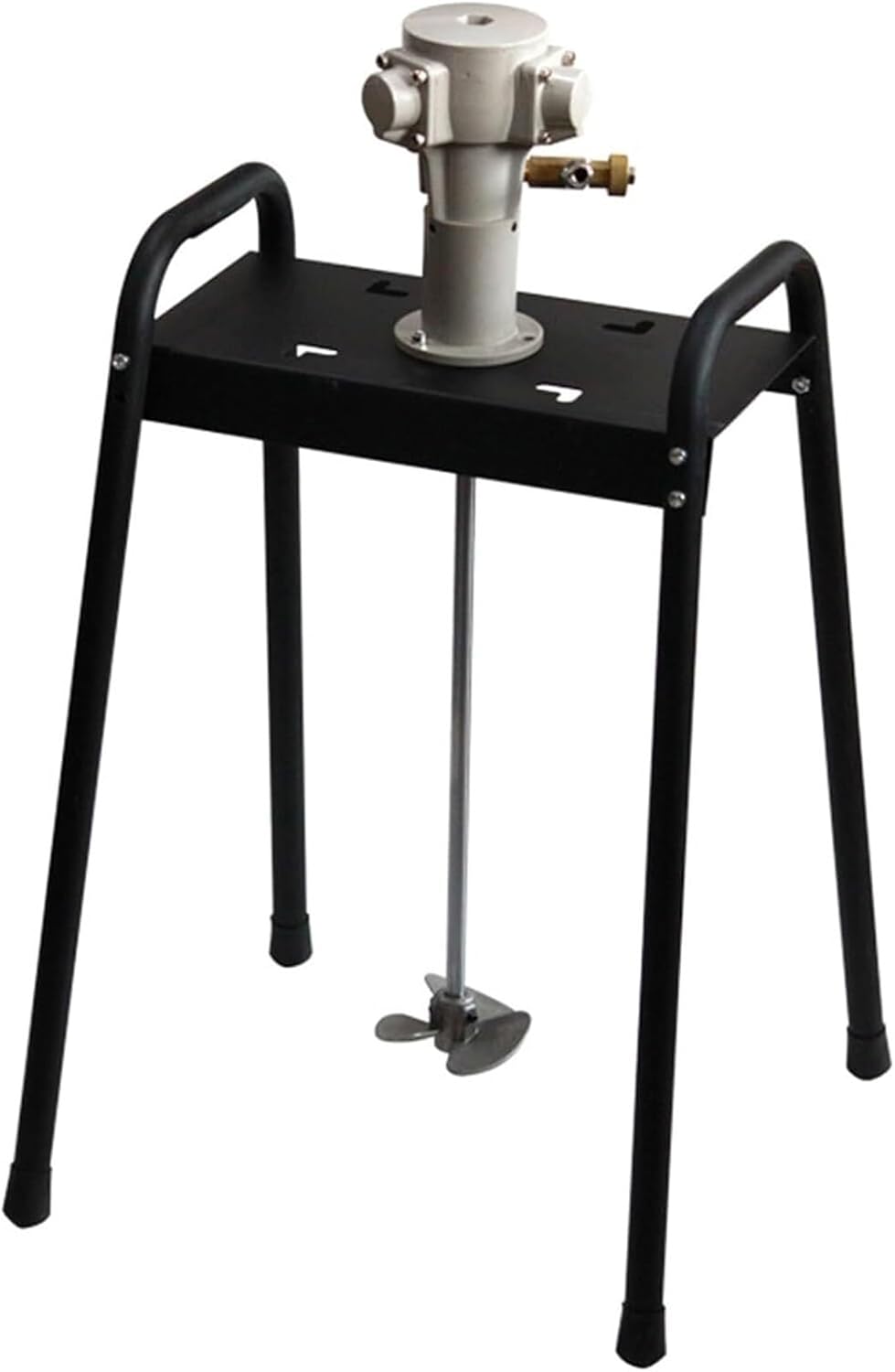 5 Gallon 1/8HP Air Agitator Blender Stirrer,Lifting Platform Paint Coating Mixer,Paint Stirring Machine,Folding Propeller,for Paints,Coatings,Glues,Inks