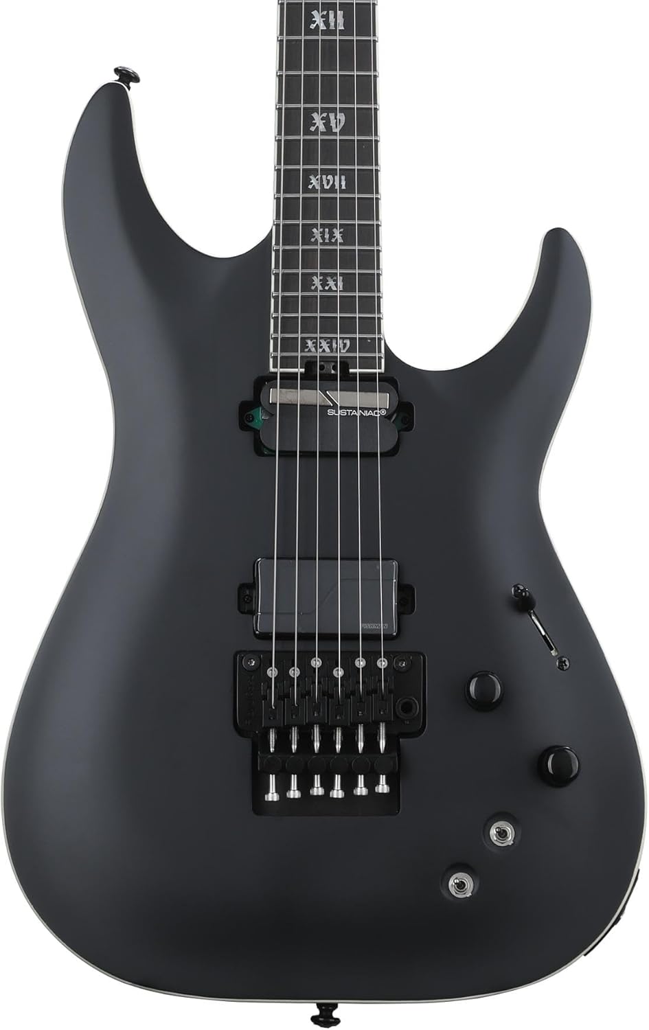 Schecter C-1 SLS FR-S Evil Twin - Satin Black