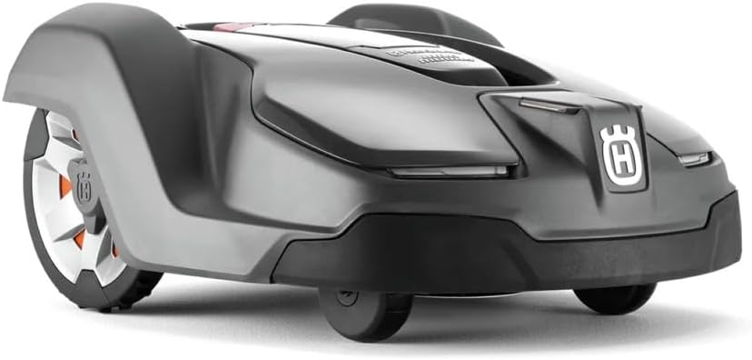 Husqvarna Automower 430X Robotic Lawn Mower with GPS Assisted Navigation, Automatic Lawn Mower with Self Installation and Ultra-Quiet Smart Mowing Tech for Medium to Large Yards (0.8 Acre) (Renewed)