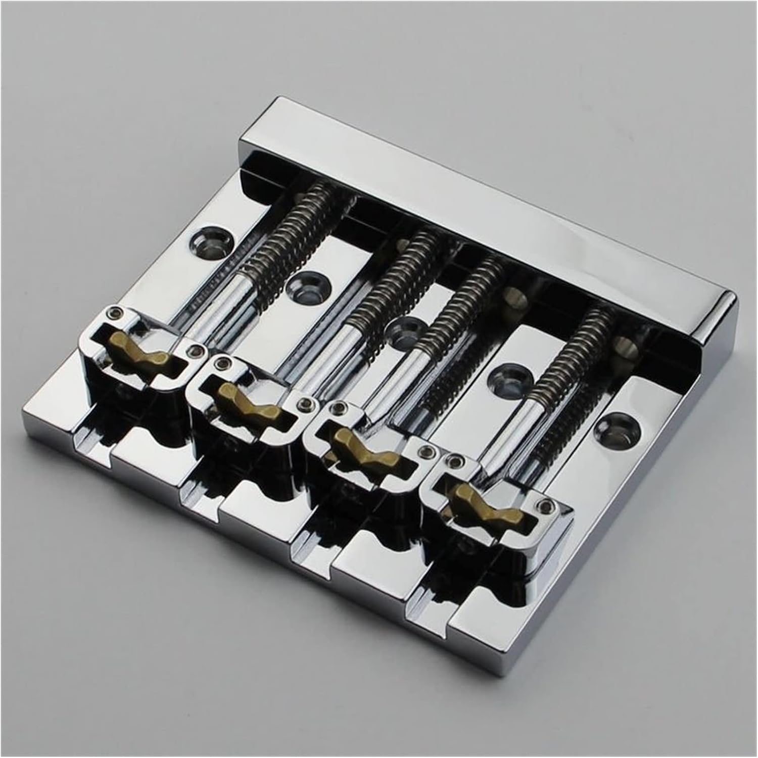 Guitar Bridge 4 String Bass Bridge Retrofits Chrome Guitar Replacement Parts