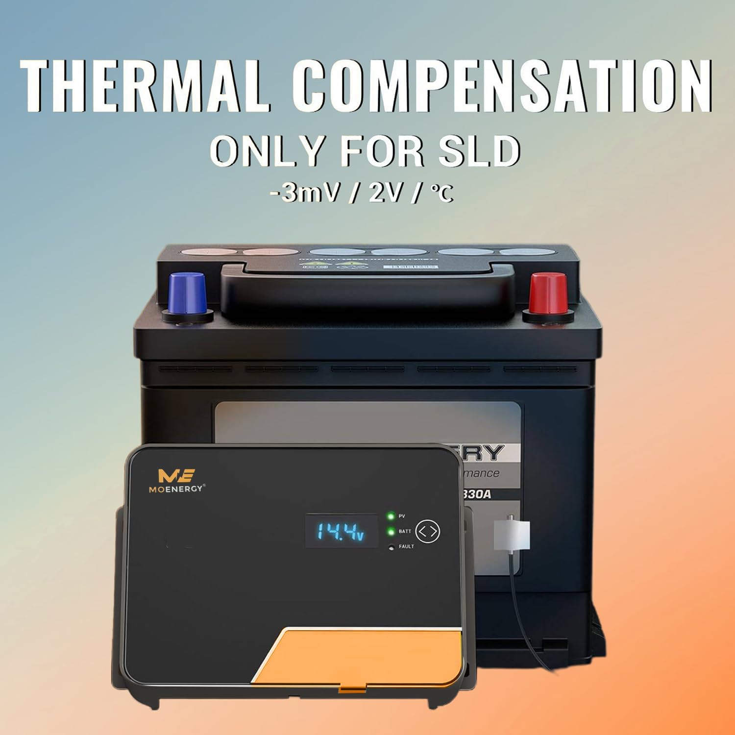 MPPT Solar Charge Controller 40A, APP Control, Backlit LCD12V/24V/36V/48V Battery Regulator for LiFePO4, SLD, Gel, FLD, AGM Battery, RV, Marine, Negative Ground