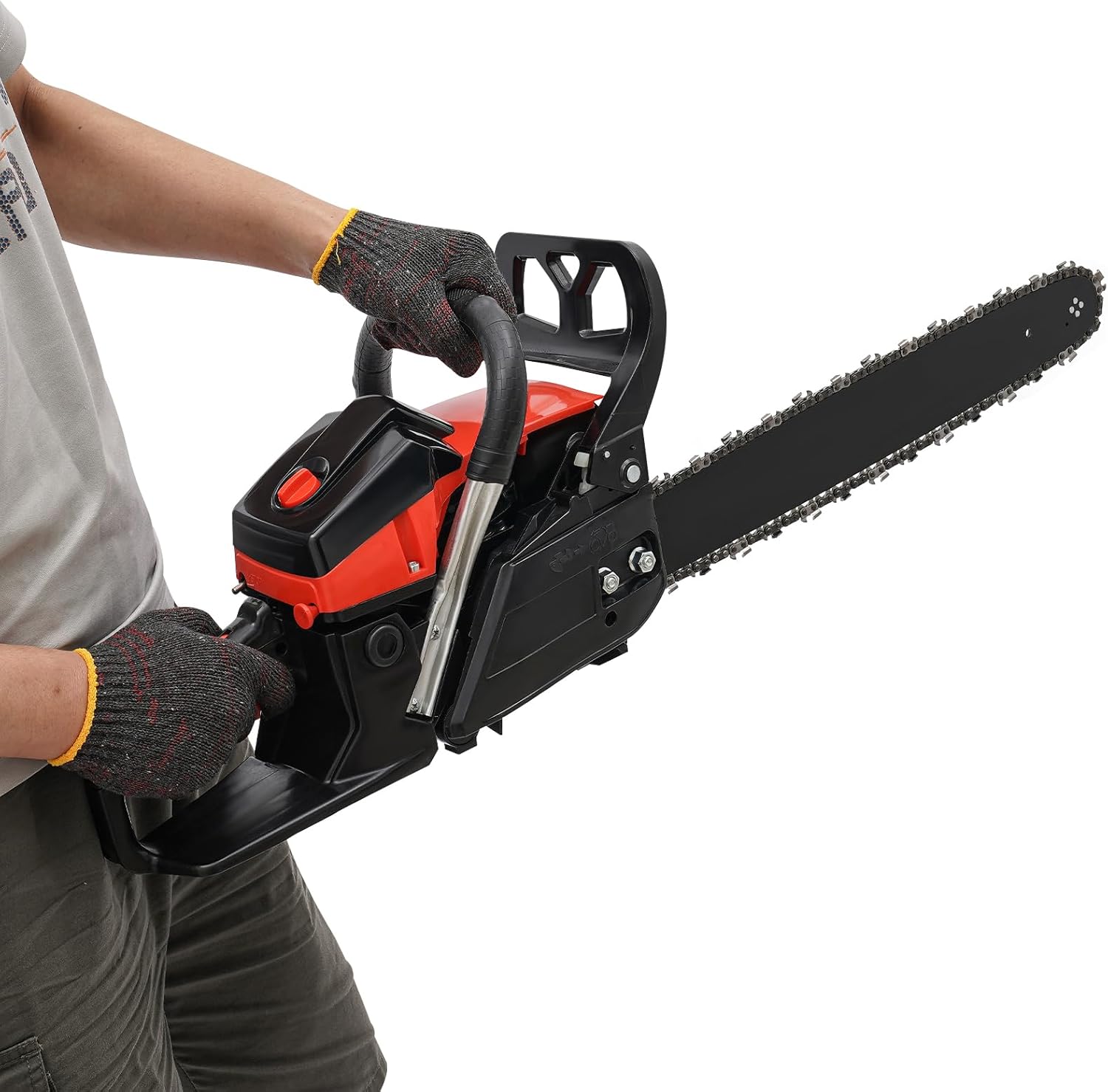 58cc Gas Chainsaw 18 Inch Professional Grade Powerful Lightweight Gasoline Chainsaw for Wood Cutting Tree Trimming Forest Logging