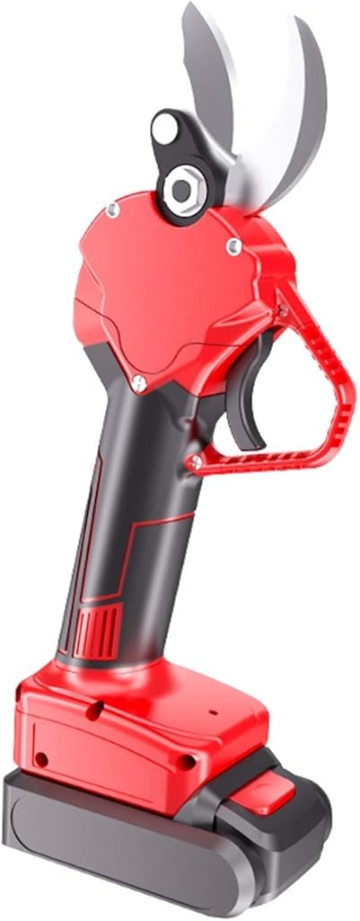 Professional Electric Pruning Shears Cordless Electric Pruning Shears Max 30mm Cutting Diameter 21V Lithium Battery Garden Fruit Tree Sharp Cutting Tool 4-5 Working Hours Every Family
