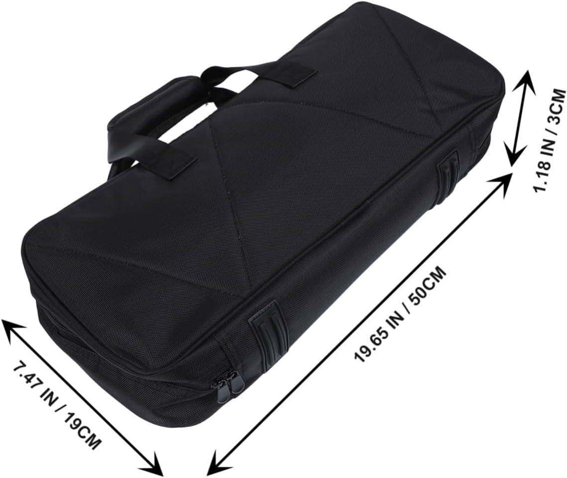 TOYANDONA 1set Guitar Pedal Board Effect Pedal Holder Non- Pad for Electric Guitar Accessories Suitable for Various Musical Instruments Oxford Bag