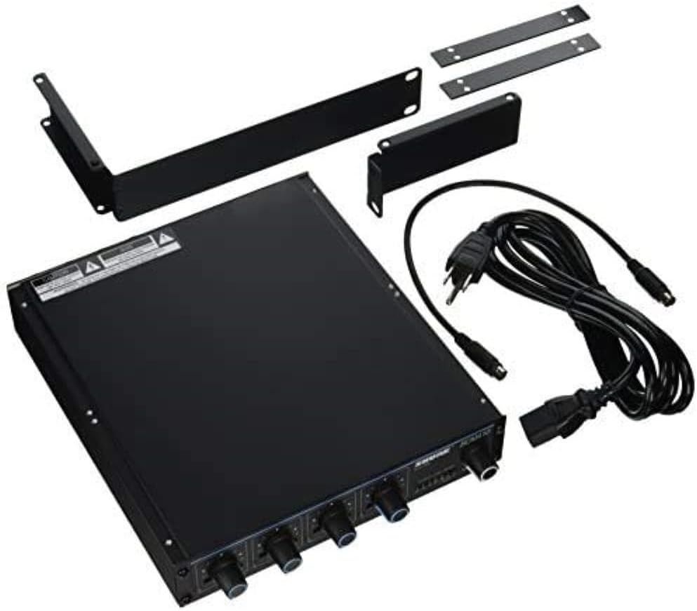 Shure SCM410 4-Channel Automatic Microphone Mixer (12V Phantom Power) with Logic Control, IntelliMix Technology and Adjustable EQ per Channel