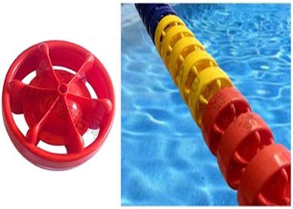 GRRICEPL Swimming Pool Safety Divider Rope, Swimming Pool Float Line, Preassembled Pool Rope, for Effective Visibility (Color : 15/Multi-Colored-B, Size : 30m)