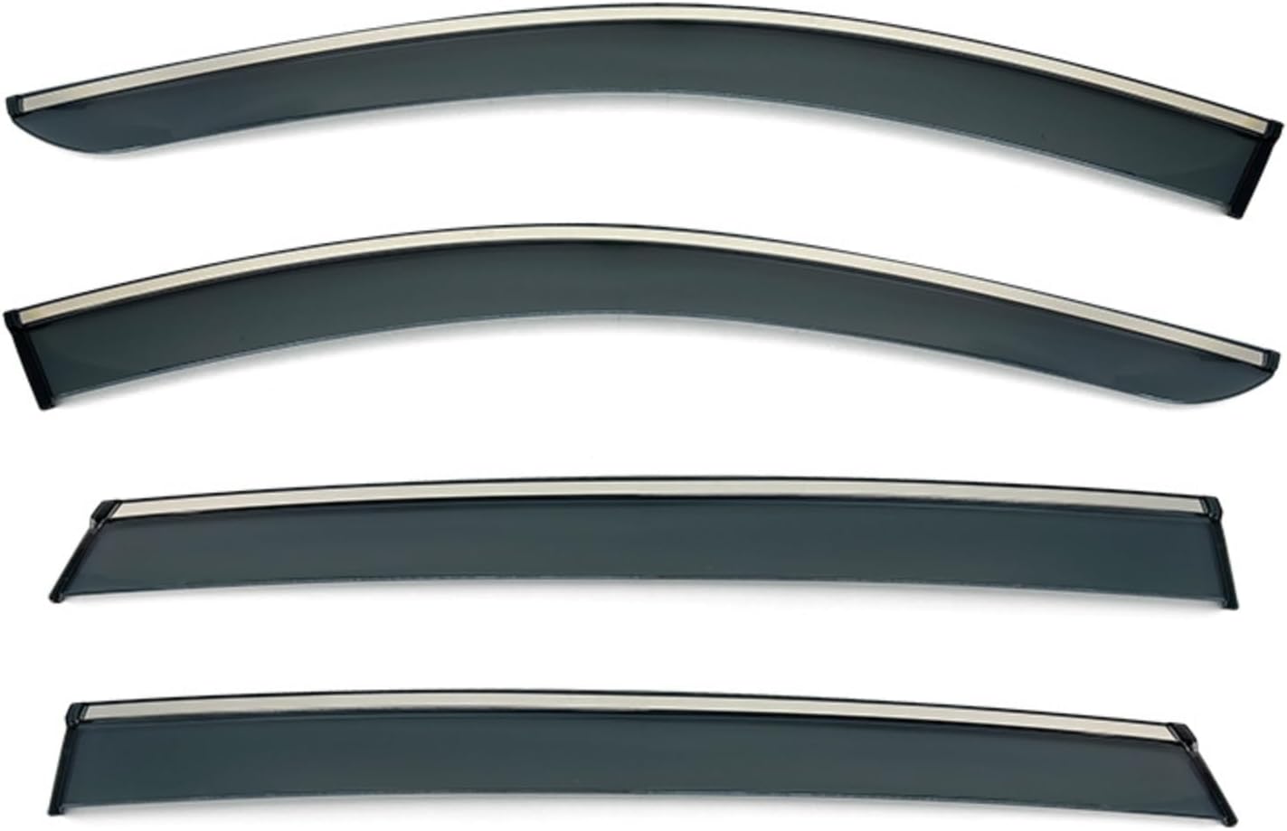 Window Deflectors for Buick Envista MK1 2022+, Sun Rain Guard Window Visors Vent Shades with Bright Stripes Car Accessories