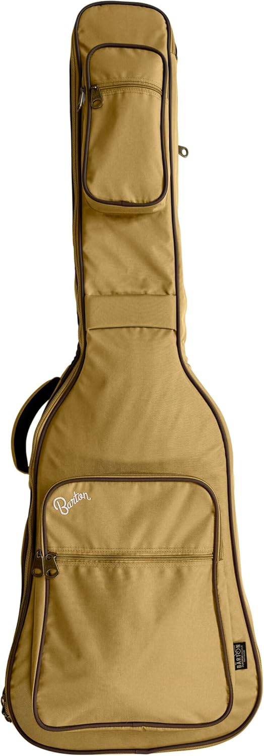 BARTON Lockdown Series Premium Full Scale Bass Guitar Gig Bag, Dune