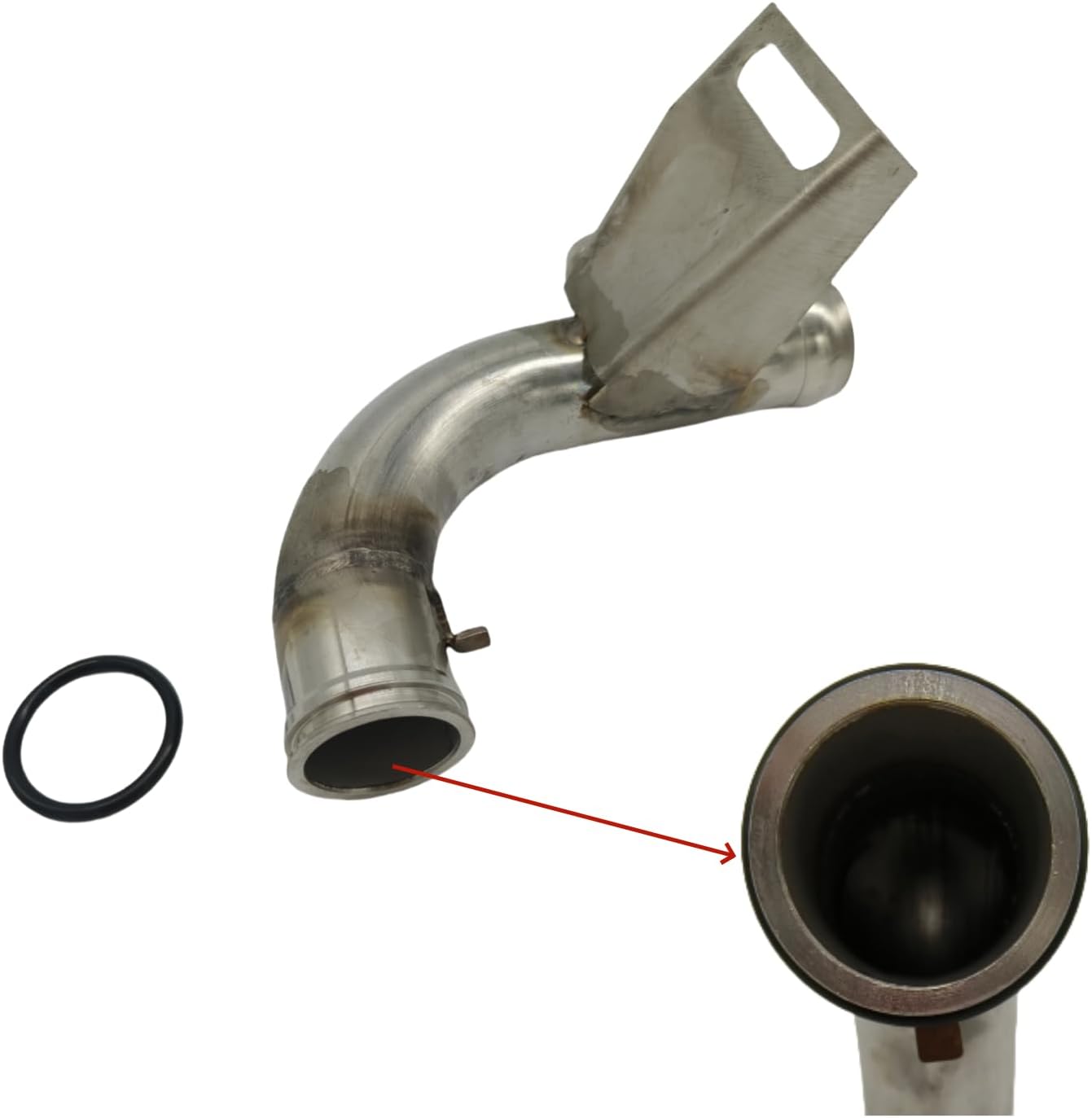 Stainless Steel Water Inlet Pipe Fit for 1.5L Mitsubishi engine generator, #0A5110