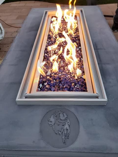 EasyFirePits Deluxe LP Fire Pit Kit & Lifetime Warranted 316 Stainless Straight Burner (60.00, 60 Inch Straight Burner)