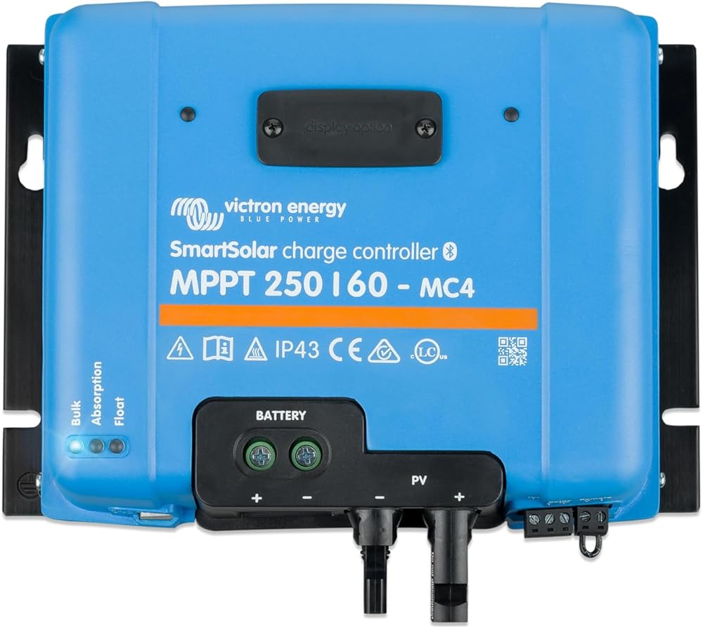 Victron Energy SmartSolar MPPT MC4, 250V 60A Charge Controller (NH-354, Bluetooth, 12/24/36/48V)