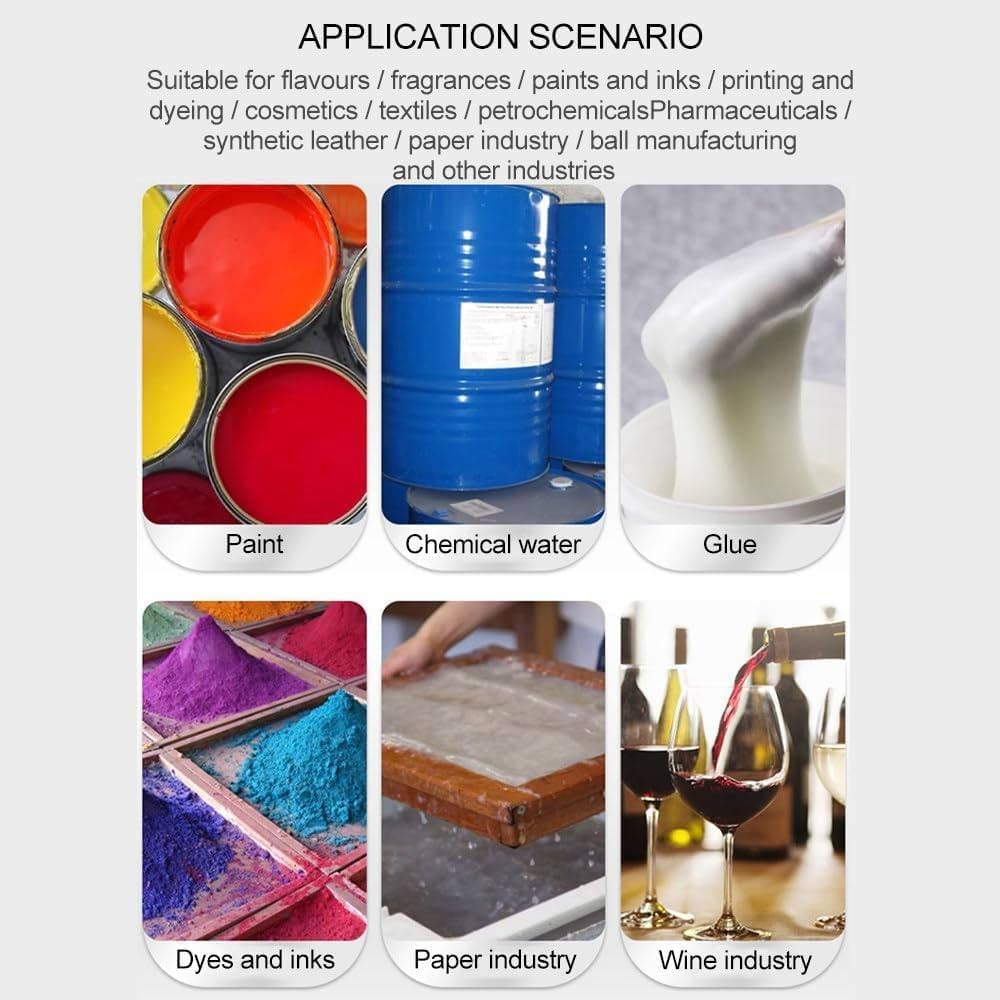 Pneumatic Paint Mixer Pneumatic Mixer for Tank, Industrial Ink Coating Mixing Machine, Paint Stirring Machine for Ink Dissolver Agitator