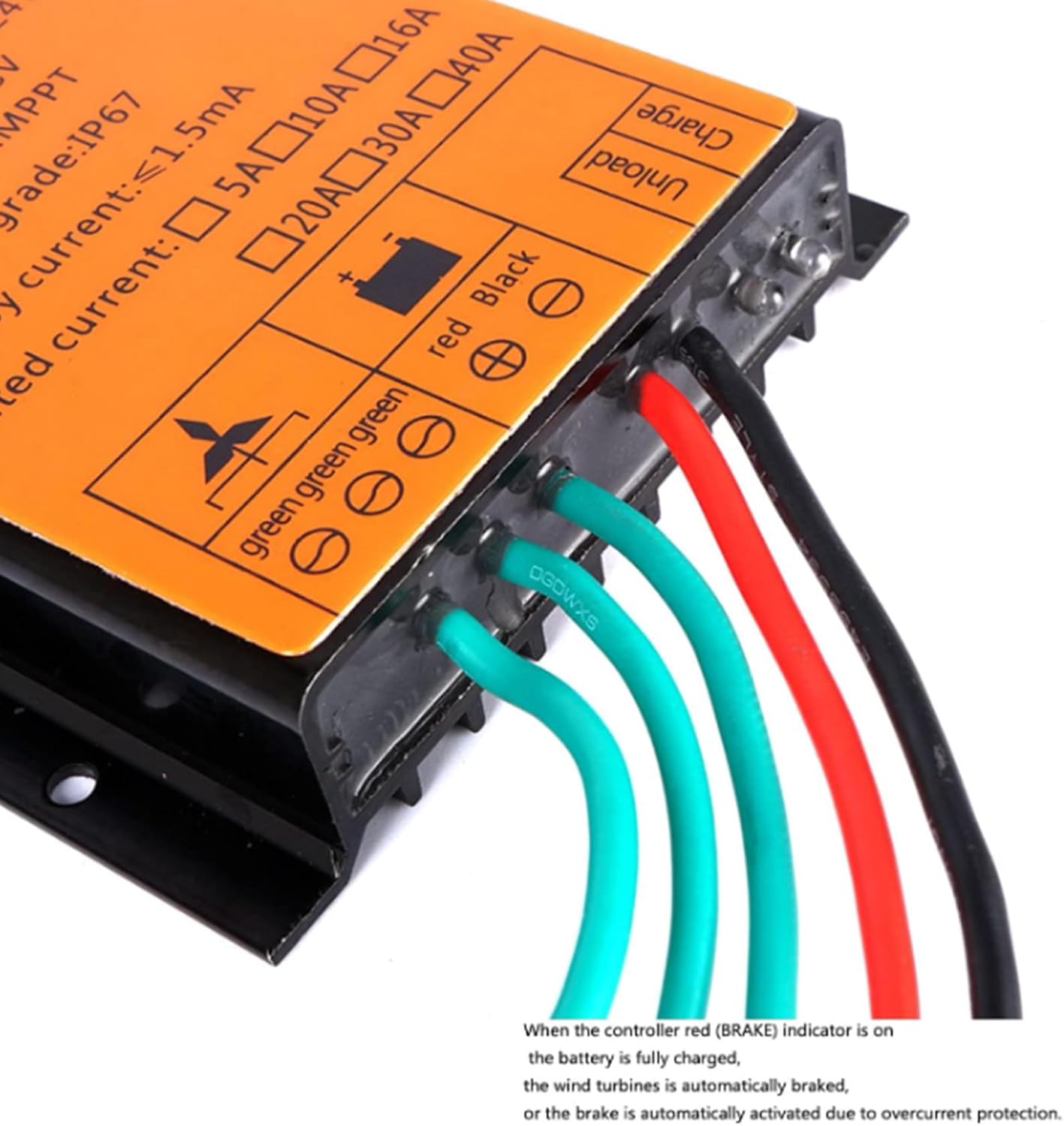 Efficient 16000W Waterproof MPPT Charge Controller,DC12V24V 48V IP67 Wind Turbines Generator Battery Charge Controller Regulator