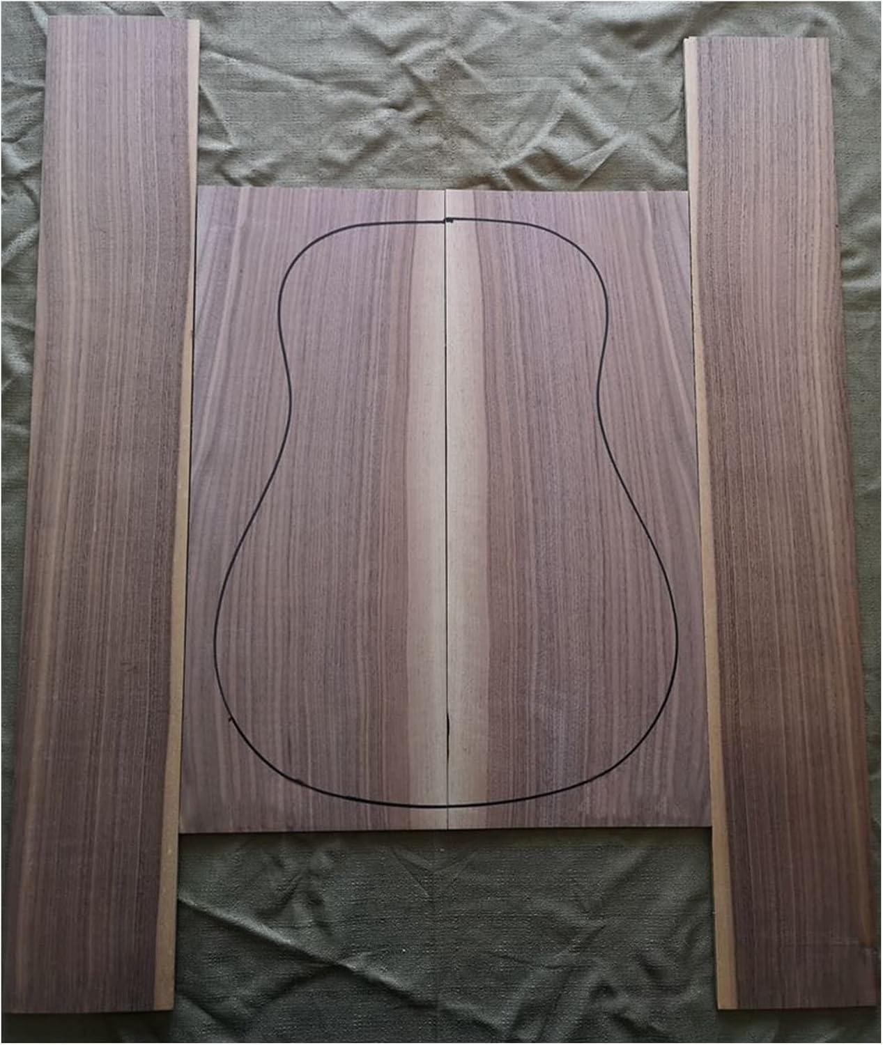 1 Set Guitar Back and Side Kit 41inch Guitar Panel Guitarra Making Material DIY Guitar Kit (Color : 10)