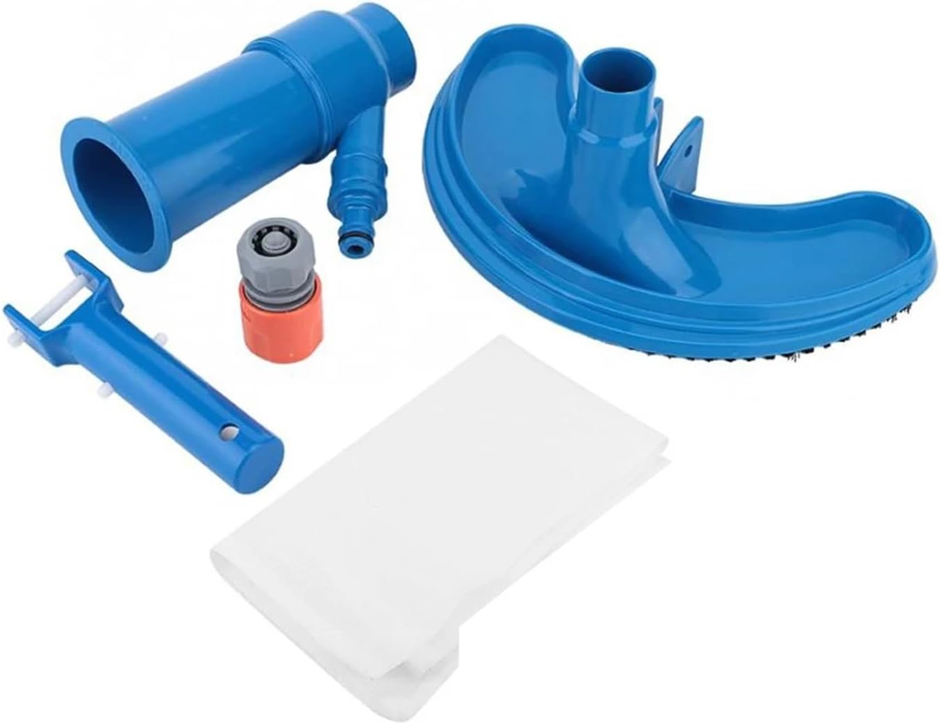 Swimming Pool Vacuum Cleaning Kit Clean Pool Bottoms Net Pool Filter Outdoor Pool Vacuum Cleaner Set Cleaning Skimmer Pool Tool(EU Set)