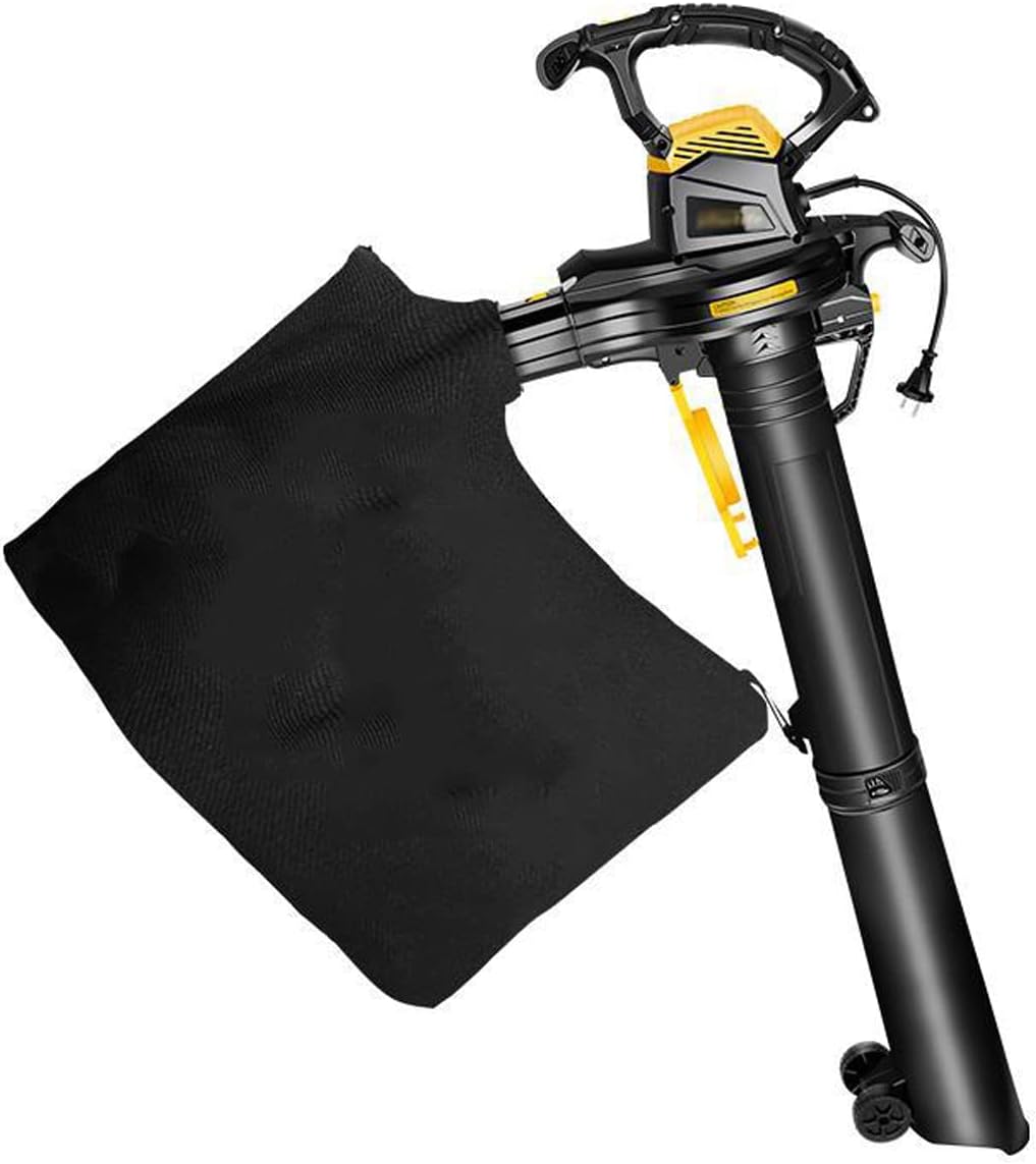 Leaf Blower, Garden Blower Mulcher with 6 Variable Speed, 3 in 1 Garden Vac & Shredder, 40L Collection Bag, for Gardens lawns