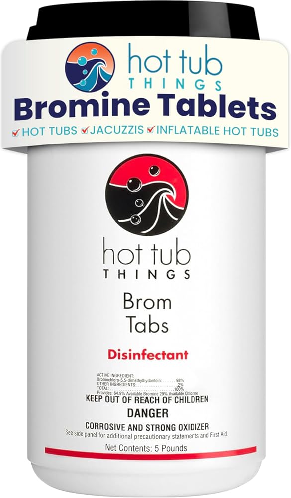 Bromine Tablets 5 Pounds - Specially Formulated for Spas