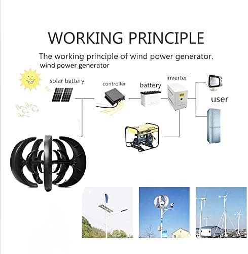 12000W 12V/24V/48V Horizontal Wind Turbine Generator Opition Home Power Windmill Energy Turbine Charge