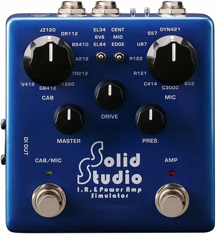 NSS5 Solid Studio IR & Power Amp Simulator Pedal Guitar Speaker Effect