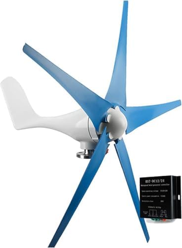 48V 5000W Wind Turbine Generator Kit – 5-Blade Windmill with Advanced Wind Controller for Eco-Friendly Energy Production and Off-Grid Power Solutions
