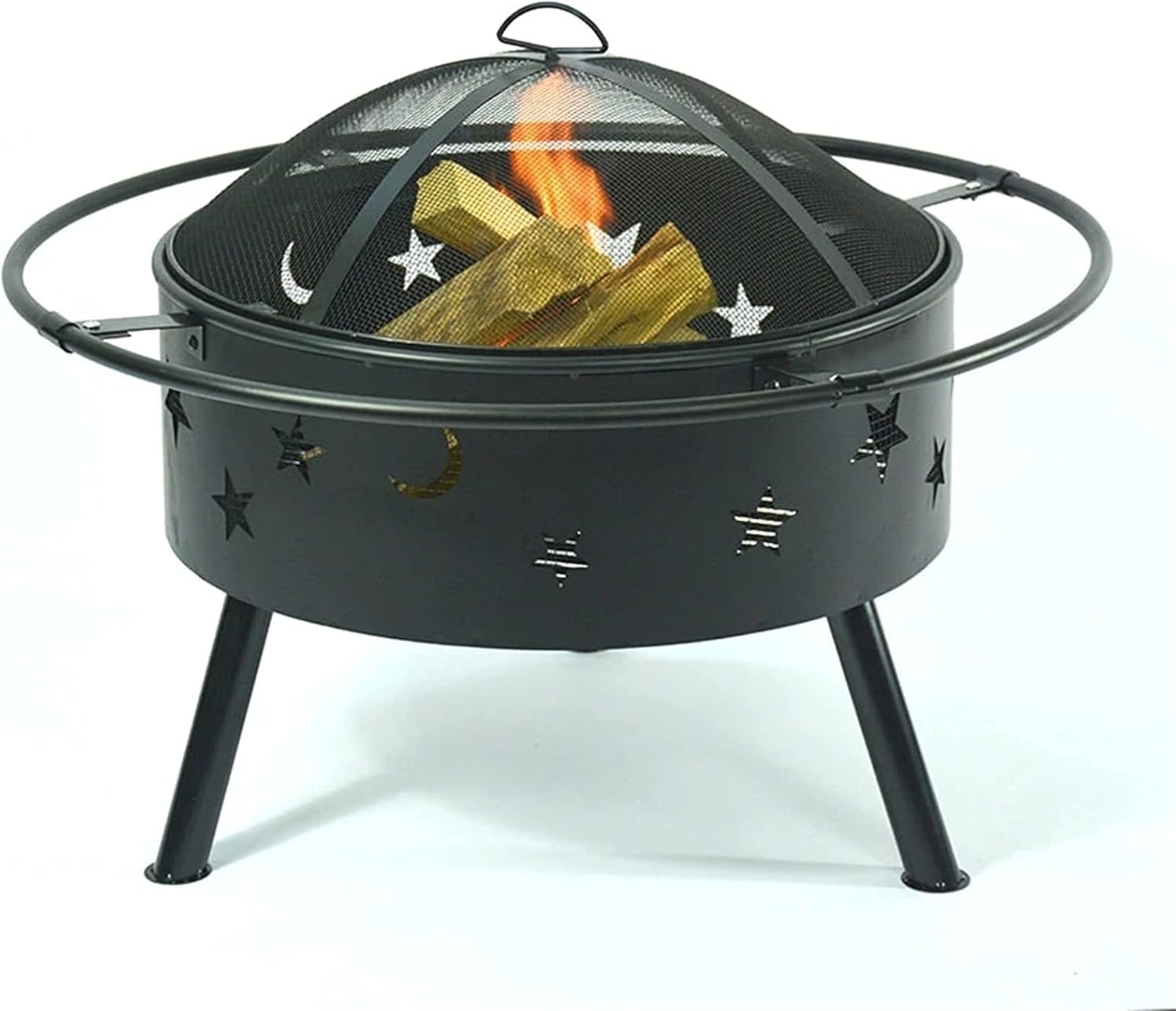Outdoor Brazier Outdoor Party Household Barbecue Oven Bonfire Stove Charcoal Stove Heating Basin BBQ Fire Pit Portable Burning Brazier