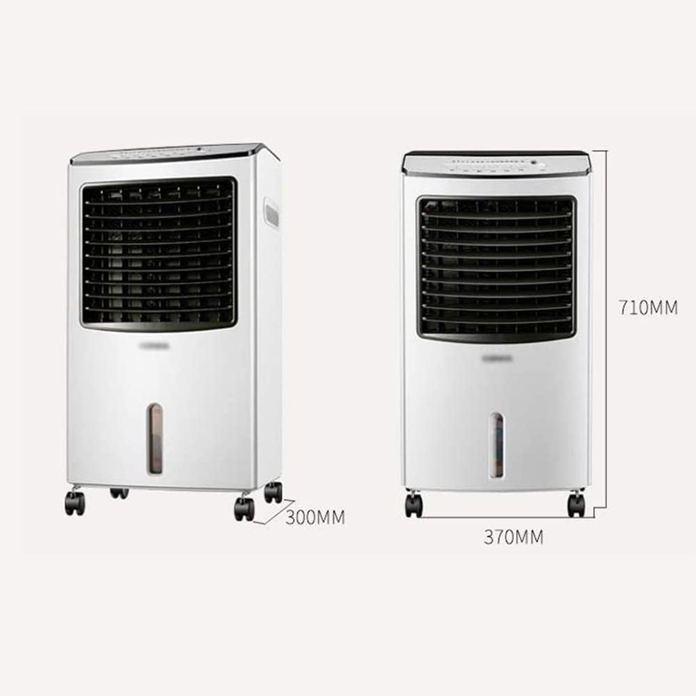 Heating Cooling Air Conditioning Fan, Portable Remote Control, Ice Pack, Humidification, 3 Speeds, 7.5 Hours Timer, for Room Home Office