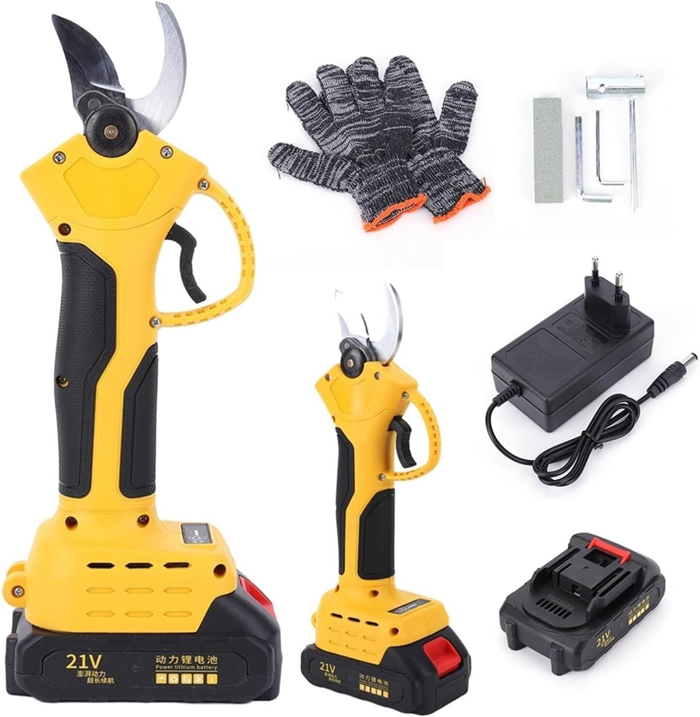 Electric Pruner 40 Mm Pruner Cordless Electric Pruner Brushless Electric Pruner Shear Rechargeable Electric Pruning Shears for Tree Quickly Cut