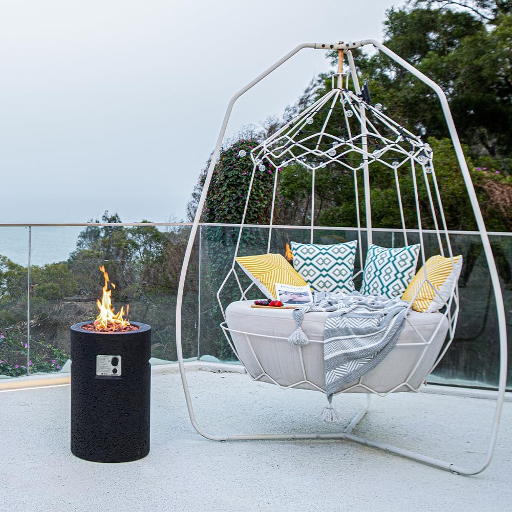 Lava Tube Concrete Fire Pit 18