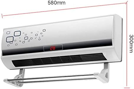 Wall Mounted Indoor Patio Heater, Air Conditioner Bathroom Heater, Air Conditioner with Timer, Indoor Heater with Overheat Shut Off Protection for Patio Use
